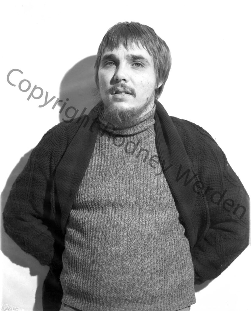 photographic portrait of Chris Burden copyright rodney Werden